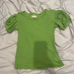 We the Free Green Puff Sleeve Top
SMALL